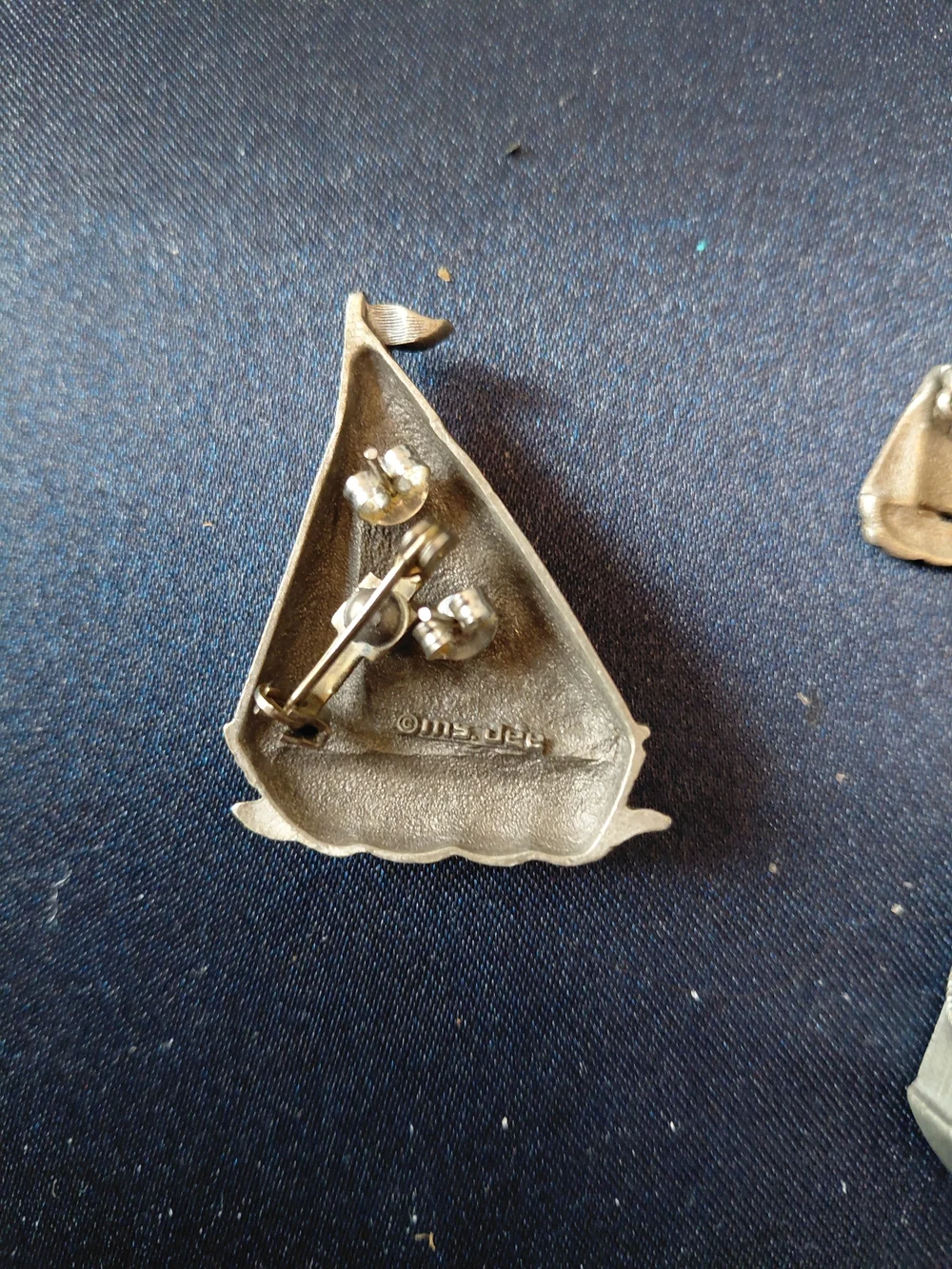 Silver Sailboat Brooch - Nautical Women’s Jewelry